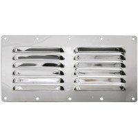 Grelha Ventiladora Inox AISI316 MS12114-2 115x230mm 035.0253